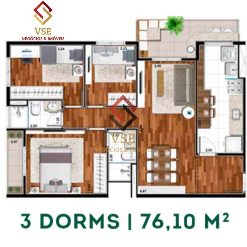 Apartamento à venda e aluguel, 49m² - Foto 3