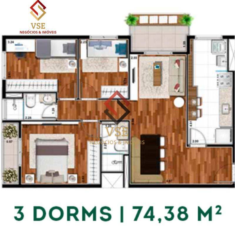 Apartamento à venda e aluguel, 49m² - Foto 5
