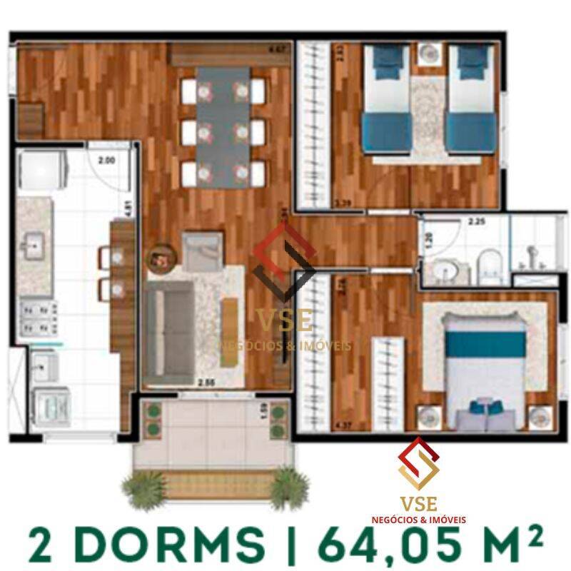 Apartamento à venda e aluguel, 49m² - Foto 4
